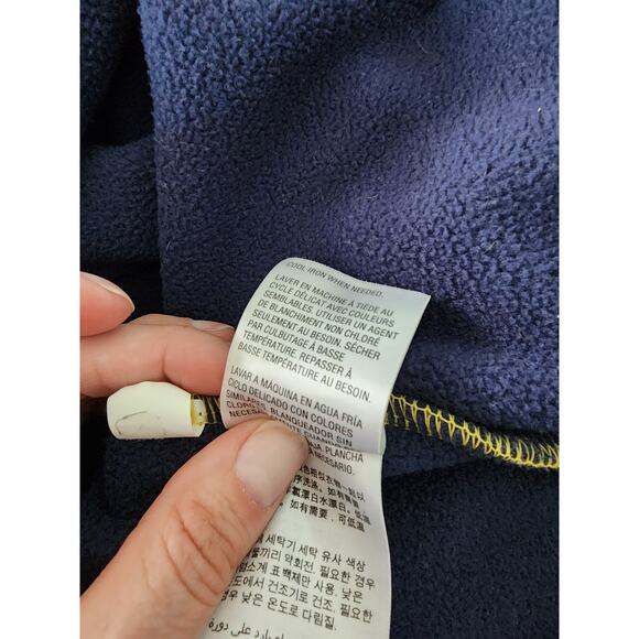 Club Room Yellow and Blue Color Block Fleece Men's Size XL - Picture 7 of 8